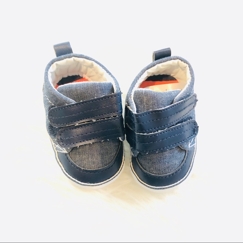 Carters denim size NB newborn shoes sneakers